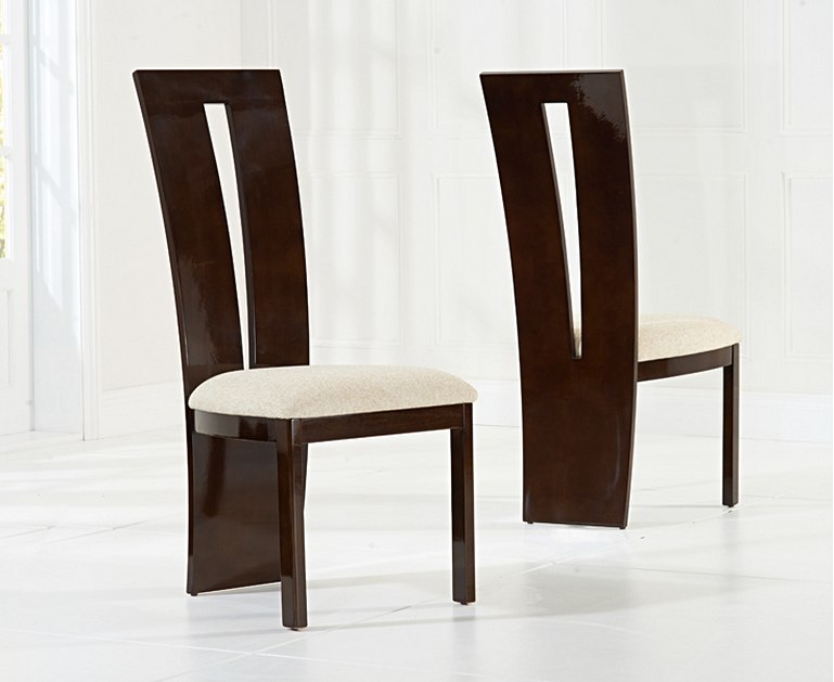 Verbier Solid Wood Brown Dining Chairs