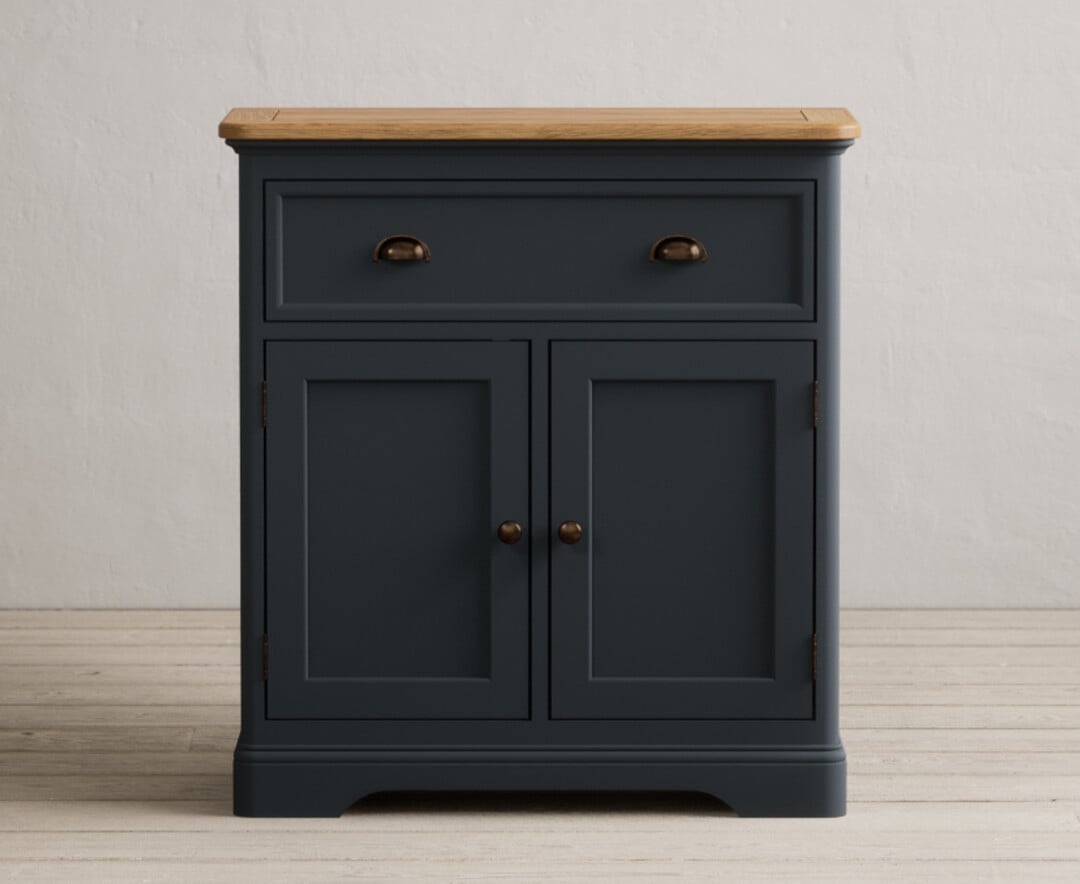 Bridstow Oak And Blue Painted Hallway Sideboard