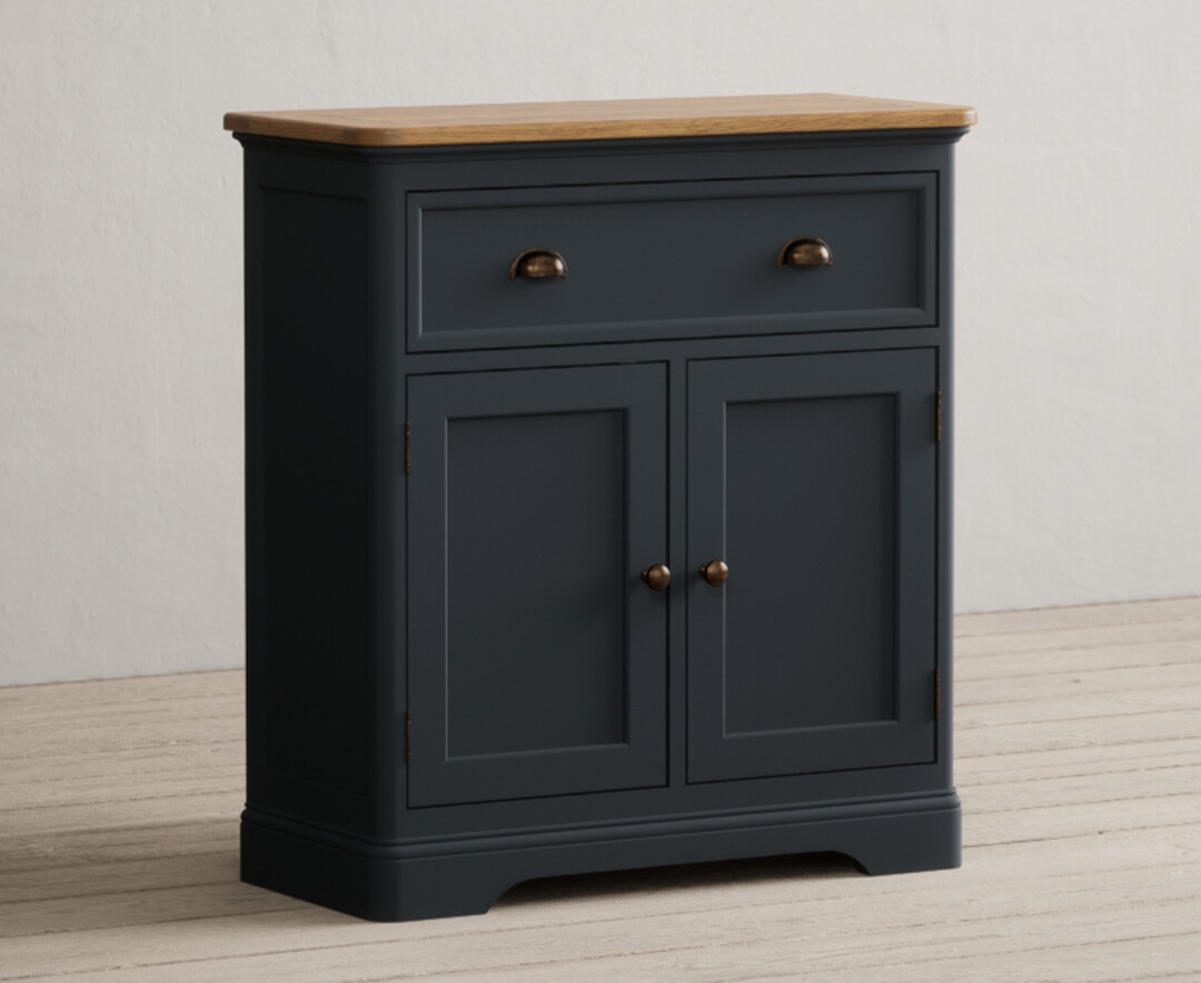 Photo 1 of Bridstow oak and blue painted hallway sideboard