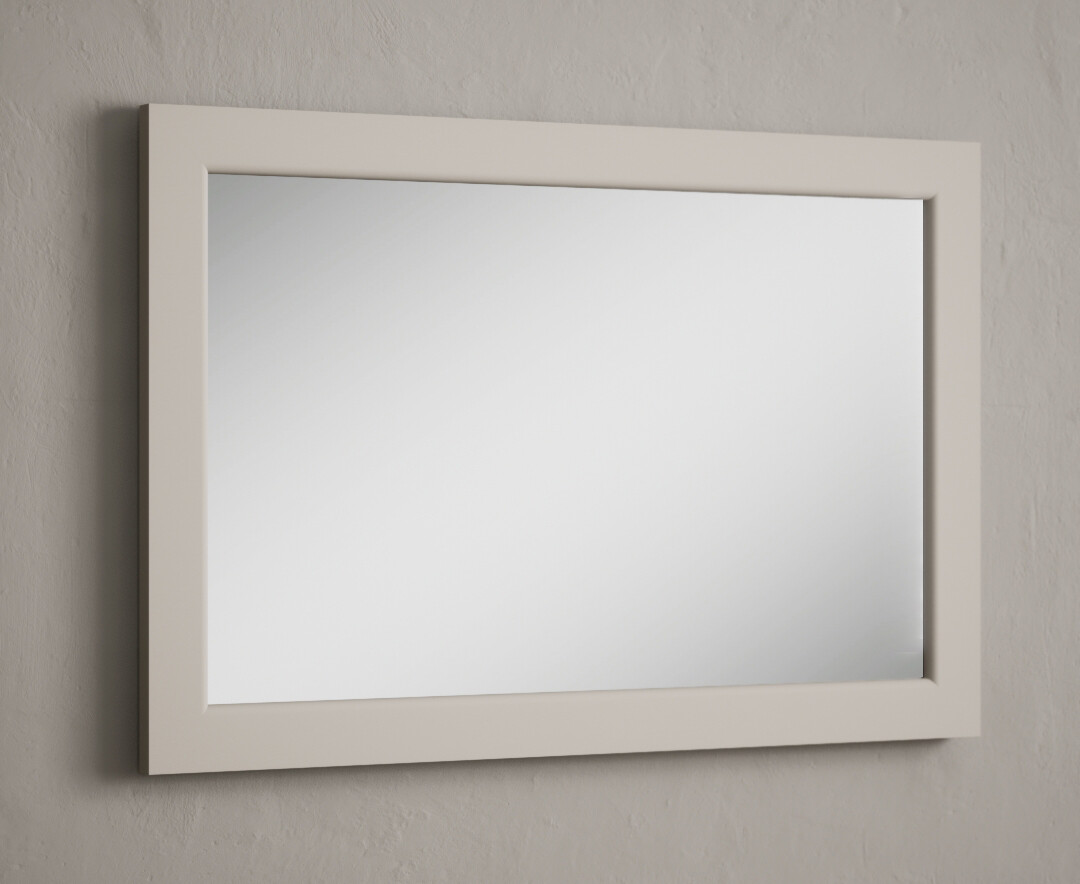 Photo 1 of Soft white painted 90cm wall mirror