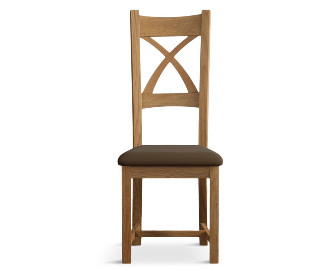 Product photograph of Grey Natural Solid Oak Chairs from Oak Furniture Superstore