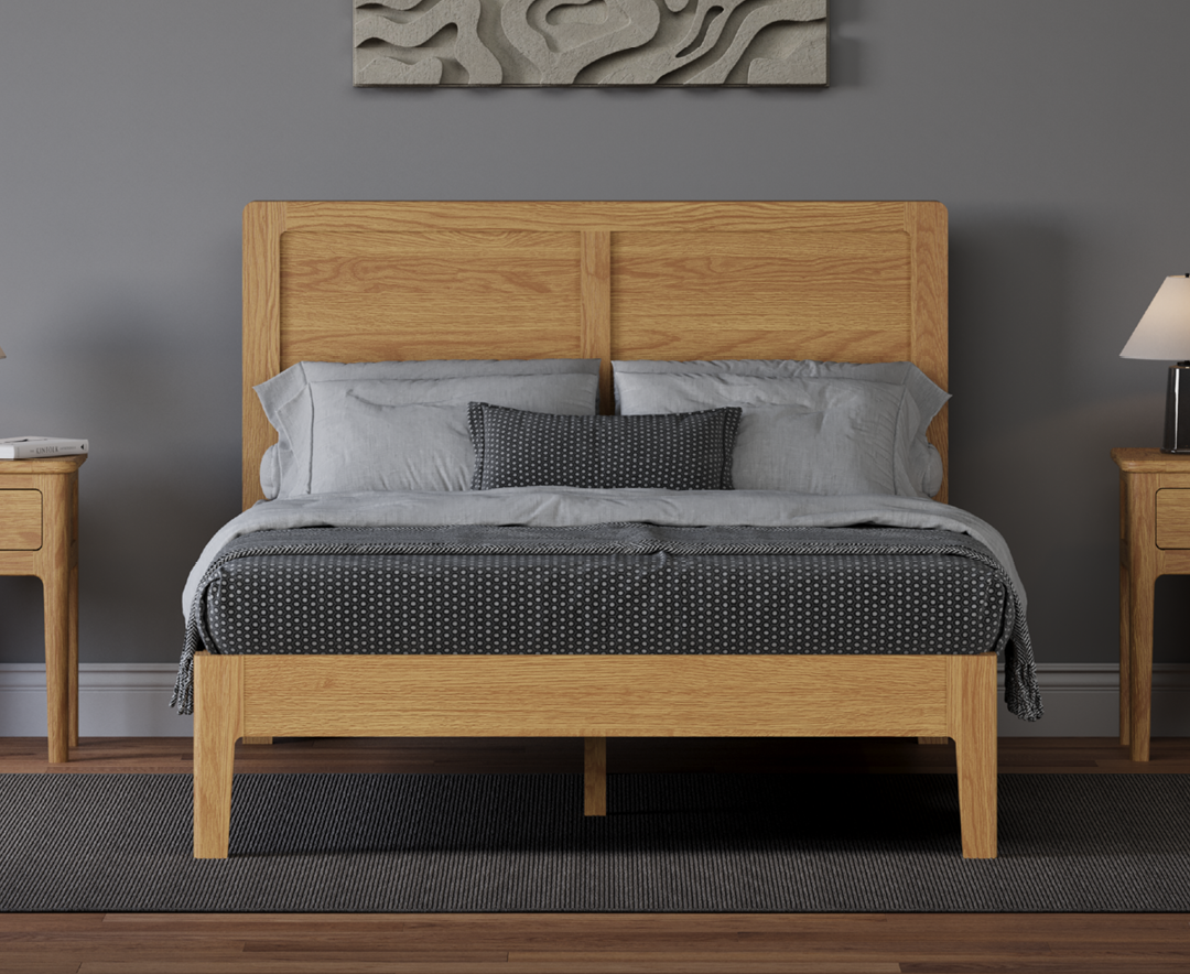 Loxton Solid Oak Double Bed