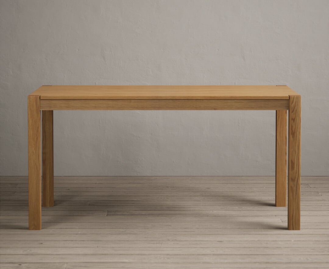 Product photograph of York 150cm Solid Oak Dining Table from Oak Furniture Superstore